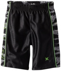 Hurley Boys 2-7 Camo Reversible Short, Black, 4T