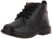 Hush Puppies Bowdoin Lace-Up Boot (Toddler/Little Kid/Big Kid),Black,10.5 MW US Little Kid