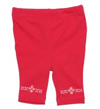 Infant Girl Super Cute Pink Capri Flower Stretch Pants - Ralph Raulen -12M