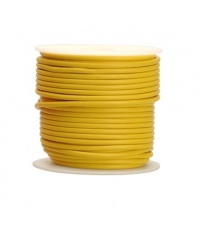 Coleman Cable 18-100-14 Primary Wire, 18-Gauge 100-Feet Bulk Spool, Yellow