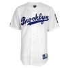 MLB Brooklyn Dodgers Jackie Robinson Cooperstown RC Synthetic Replica Jersey, White