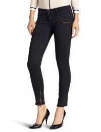 AG Adriano Goldschmied Women's The Harlow Patch Pocket Zip Jean, Carbon, 24