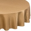 Lenox Simply Fine 70-Inch Round Tablecloth, Khaki