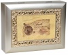 Cottage Garden Music Box - 10Th Anniversary Plays Unchained Melody With Ornate Champaign Silver Finish