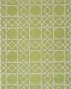 3'3 x 5'3 Rectangular Surya Area Rug G5096-3353 Peridot/Ivory Color Hand Tufted in India Goa Collection