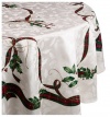 Lenox Holiday Nouveau 60-by-84-Inch Oval Tablecloth