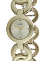 Guess Women's W75041L2 Gold Stainless-Steel Quartz Watch with Gold Dial