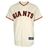 MLB Youth San Francisco Giants Buster Posey Ivory Home Short Sleeve Replica Button Front Jersey By Majestic