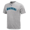 MLB Seattle Mariners Official Wordmark Short Sleeve Basic Tee Men's