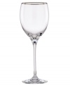 The epitome of elegance, this Lenox wine glass glistens in simply stunning crystal trimmed with polished platinum.