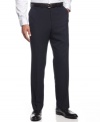 Mix up the work week with a touch of plaid on these polished dress pants from Louis Raphael.