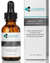 Vitamin C 20% Serum Advanced Formula + 1 oz / 30 ml - 20% Vitamin C, 0.5% Ferulic acid, and hyaluronic acid. Highly concentrated, UV protection, prevents skin aging.