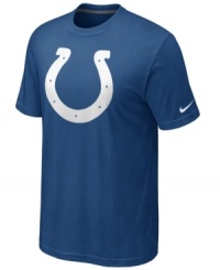 Go big! Display your love for the Indianapolis Colts loud and proud in this oversized-logo t-shirt from Nike.