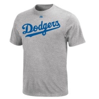 MLB Los Angeles Dodgers Official Wordmark Short Sleeve Basic Tee Men's