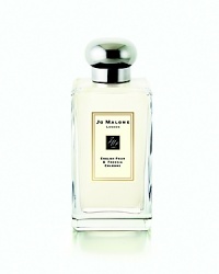 The World of Jo Malone™ introduces English Pear & Freesia, a scent that is inspired by a walk in an orchard and captures the luscious scent of just-ripe pears, cooled by the autumn air, ready to twist free from the tree. Experience the surprising, sensuous freshness of sweet pears, wrapped in a bouquet of white freesias, on a subtle background of scrambling wild roses and skin-warming amber, patchouli and woods.