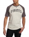 MLB Pittsburgh Pirates Roberto Clemente Legacy of Champions Short Sleeve Crew Neck Overdyed Ringer Tee Men's