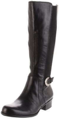 Naturalizer Women's Arness Wide Shaft Riding Boot,Black,5 M US