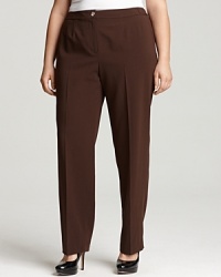 Jones New York Collection Plus Size Slim Yoke Pants