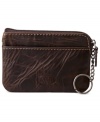 Store all your loose change in this handsome Fossil key-coin pouch.