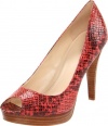 Calvin Klein Women's Sandie Classic Python Platform Pump