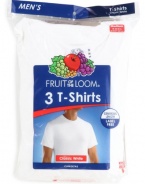 Fruit of the Loom Men's Crewneck Tee 3 Pack