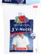 Fruit of the Loom Men's V-Neck Tee 3 Pack