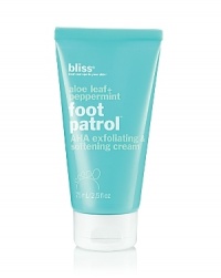 Bliss's action-packing tube of peppermint and salicylic acid foot-softening splendor makes skin noticeably soft and silky after a single coating. Smooth on daily for feathery-tender feet.