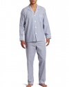 Majestic International Men's Basics Bengal Stripe Long Sleeve Pajama