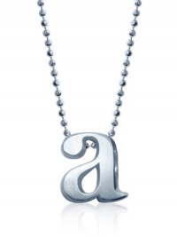 Alex Woo Little Letters Sterling Silver Letter A Pendant Necklace, 16