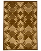 Revamp your patio with the graphic chic of Safavieh's Courtyard rug. Designed for both indoor and outdoor environments, this high-style rug transforms any space into the life of the party. (Clearance)