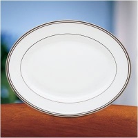 Lenox Federal Platinum  Oval Platter, Chocolate