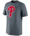 Start the wave of appreciation and support for your beloved Philadelphia Phillies baseball team with this graphic Nike t-shirt.