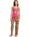 Hello Kitty Juniors Animal Print 3 Piece Pajama Gift Set