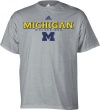 Michigan Wolverines Grey adidas Impervious T-Shirt