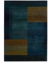 Dominated by soothing shades of blue, this Sphinx area rug utilizes cool blocks of textured color to deliver modern style to any home. Made from soft polypropylene for superb durability.