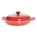 For nearly a century, Le Creuset has handcrafted enameled cast iron cookware of superlative quality, durability and versatility. From rich risottos and spicy curry to jasmine rice for stir-fry, every Le Creuset braiser is well-suited for preparing a wide range of main courses and side dishes that require careful moisture control.