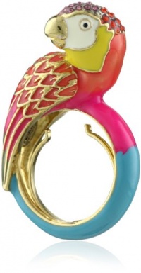 Juicy Couture Palm Beach Poolside Parrot Multi Ring, Size 7