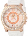 Juicy Couture Women's 1900792 Pedigree White Jelly Strap Watch