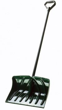 Suncast SC1350 18-Inch Snow Shovel/Pusher Combo with Wear Strip, Green