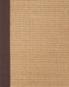 Area Rug 9x12 Rectangle Natural Fiber Chocolate Color - Surya Clinton Rug from RugPal