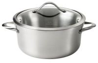 Calphalon Contemporary Stainless 6-1/2-Quart Soup Pot with Glass Lid