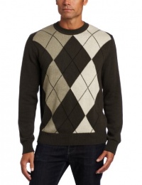 Dockers Men's Exploded Argyle Crew Sweater