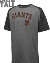 San Francisco Giants Big & Tall Majestic Heather Grey Record T-Shirt