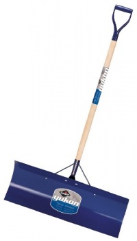 Garant YSP30DU Yukon 30-Inch Steel Blade Snow Pusher Varnished Ash Handle, Blue