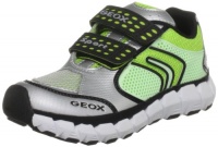 Geox Kid's Waveboy 3 Sneaker (Toddler/Little Kid/Big Kid), Silver/Lime, 40 M EU/6.5 M US Big Kid