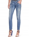 GUESS Brittney Cropped Straight Jeans in Worth, WORTHY WASH (25)