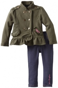 Calvin Klein Baby-girls Infant Jacket with Denim Pant, Assorted, 12 Months