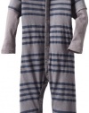 Splendid Littles Baby-Boys Newborn Capri Stripe Romper, Carbon, 6-12 Months