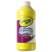 Crayola Artista II Washable Tempera Paint 16oz Yellow