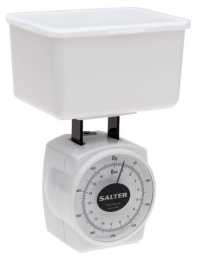 Salter 021WHDR Mechanical Diet Scale White, 1-Pound